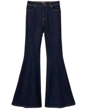 Twinset Five-Pocket Flared Jeans - Blue