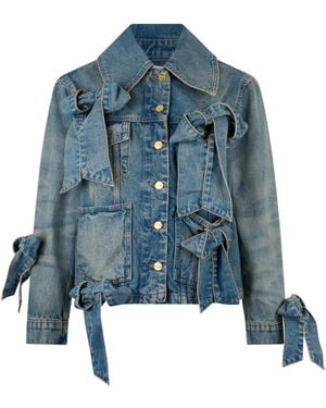 Ganni Light Rigid Denim Jacket - Blue