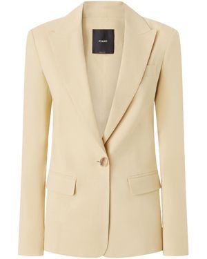 Pinko Single-Breasted Tailored Blazer - Green