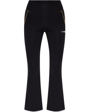 Versace Logo-Patch Training Pants - Black