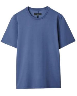 Rag & Bone Classic Tech Jersey Tee - Blue