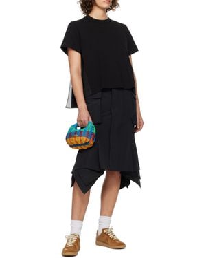 Sacai Pleated Skirt - Black
