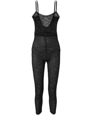 Eres Pensees Caline Lace Jumpsuit - Black