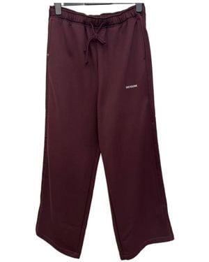 we11done Side-Stripe Track Trousers - Purple