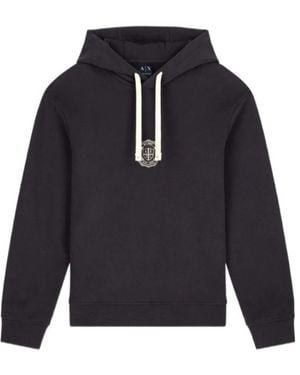 ARMANI EXCHANGE Long-Sleeve Hooded Sweatshirt - Blue
