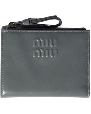 Miu Miu Small Leather Wallet - Black