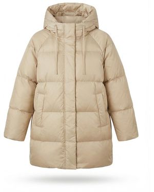 Weekend by Maxmara Newbembo Hooded Coat - Natural
