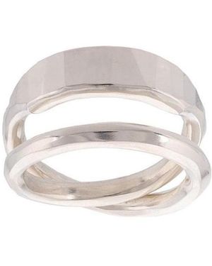Werkstatt:münchen Layered Ring - White