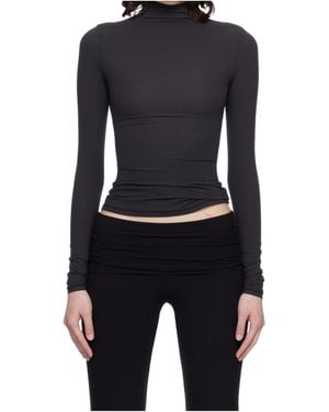 Skims Turtleneck Jumper - Black