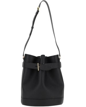 Tom Ford Tara Medium Bucket Bag - Black