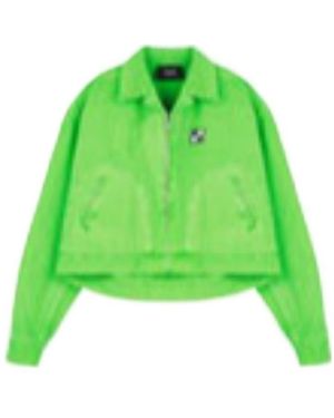 we11done Logo Casual Jacket - Green
