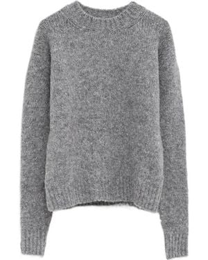 Paloma Wool Clock Work-Detail Sweater - Gray