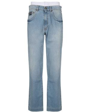 Versace Jeans Couture Logo Jeans - Blue