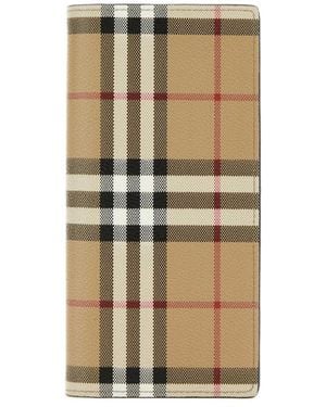 Burberry Vintage Checked Bi-Fold Wallet - Metallic