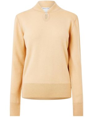 Bottega Veneta Simple Knitted Jumper - Natural