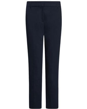 Marella Casual Pants With Belt Loops - Blue