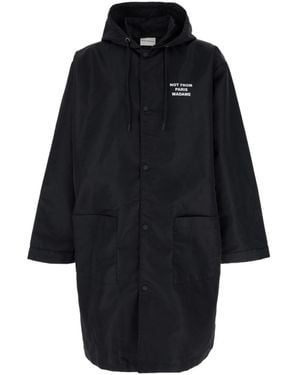 Drole de Monsieur Drôle De Monsieur La Parka Slogan Parka - Blue