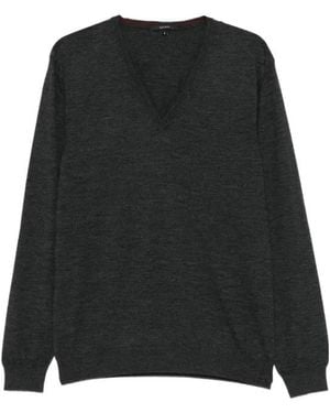 Gucci V-Neck Wool Jumper - Black