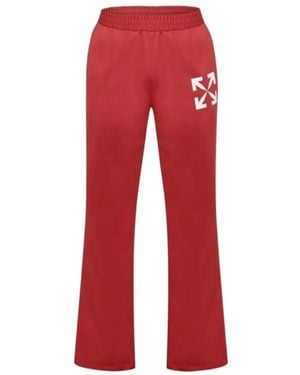 Off-White c/o Virgil Abloh Printed Sweatpants - Red