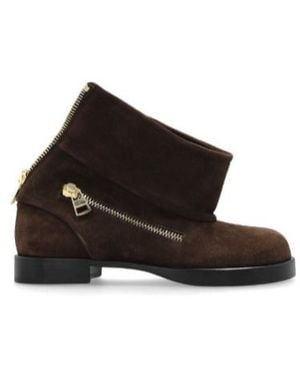 JW Anderson Round Toe Ankle Boots - Black