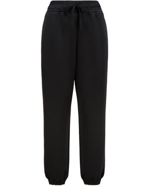 Moncler Logo Patch Drawstring Track Trousers - Black