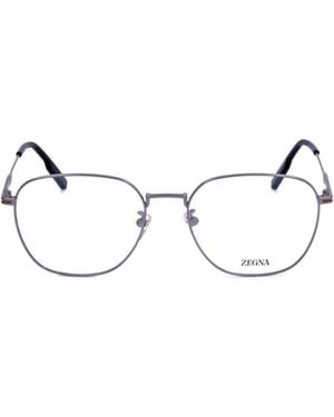 ZEGNA Geometric Frame Plain Mirror - Natural