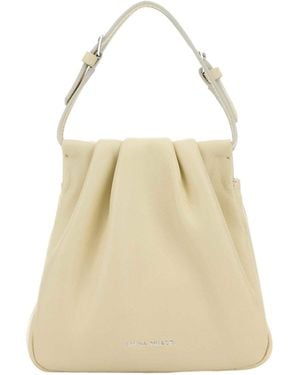 AMINA MUADDI Top Handle Handbag - Natural