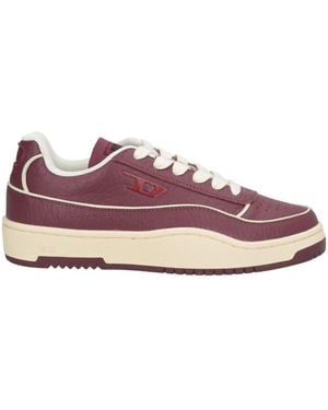 DIESEL Minimalist Low-Top Trainers - Purple