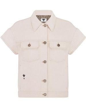 Dior Jacket With Cap Sleeves - White