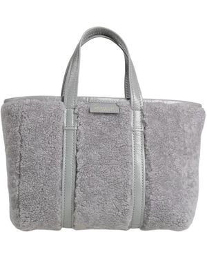 Balenciaga Lamb Wool Handbag - Gray