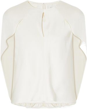 Jonathan Simkhai Lauren Cut-Out Detail Top - White