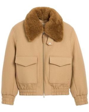 Ami Paris Coats - Natural