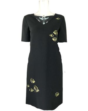 Moschino Logo Dress - Black