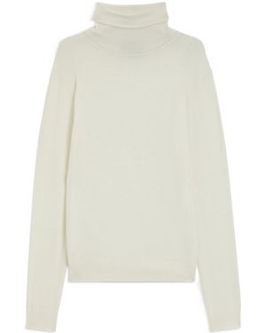 BOSS High-Necked Long-Sleeved Jumper - White