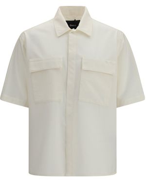 Herno Laminar Oversized Bowling Shirt - White