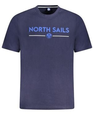 North Sails Cotton T-Shirt - Blue