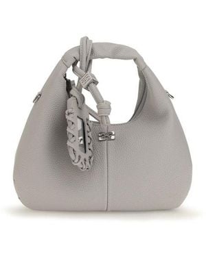 Ganni Grey Polyester Shoulder Bag