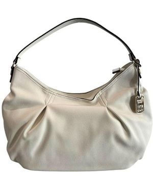 Twinset White Pu Shoulder Bag - Metallic