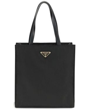 Prada Re-nylon Tote Bag - Black
