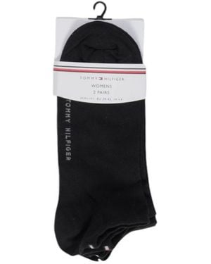 Tommy Hilfiger Black Cotton Sock