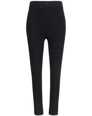 Marine Serre Viscose Leggings - Black