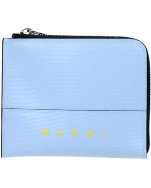 Marni Polyethylene Wallets - Blue