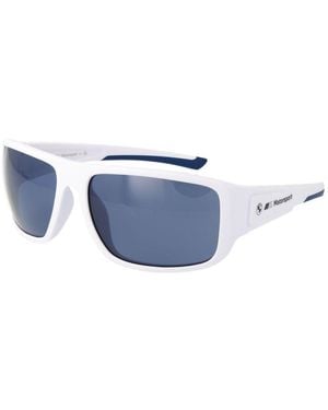 BMW White Plastic Sunglasses - Blue