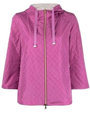 Herno Multicolor Polyester Jacket - Purple