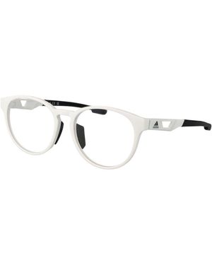 adidas White Plastic Glasses (frames) - Metallic