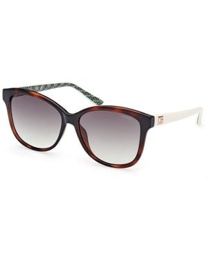 Guess Brown Resin Sunglasses - Metallic