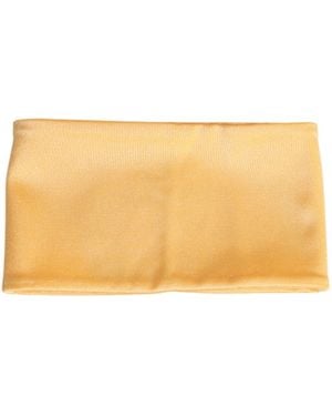 Dolce & Gabbana Nylon Stretch Neck Warmer Scarf - Natural