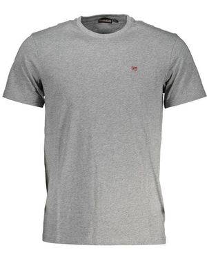Napapijri Cotton T-Shirt - Grey