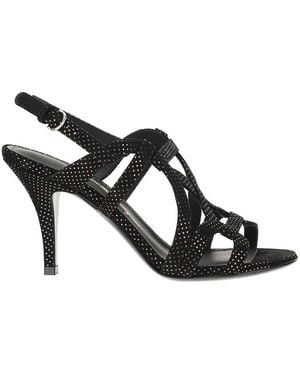 Ferragamo Gal Heel Sandals - Black