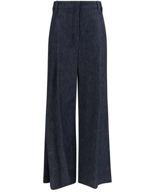 Brunello Cucinelli Blue Cotton Jeans Denim
